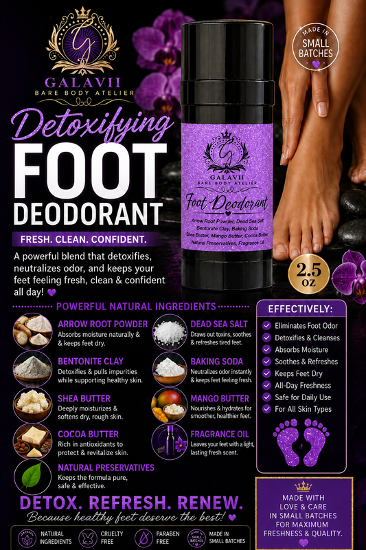 Detoxifying Foot Deodorant